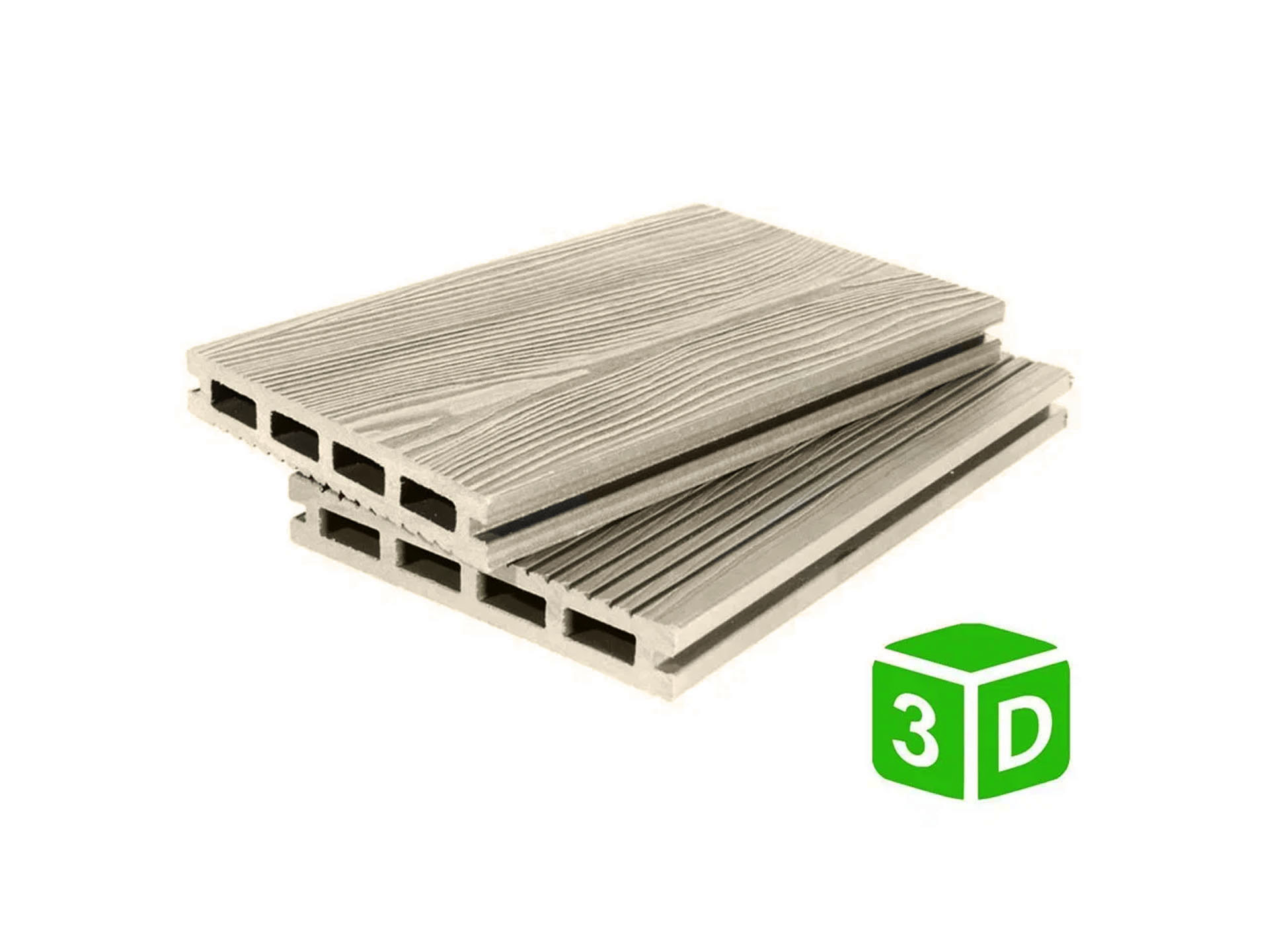 Террасная доска из ДПК 3D 145*25 мм